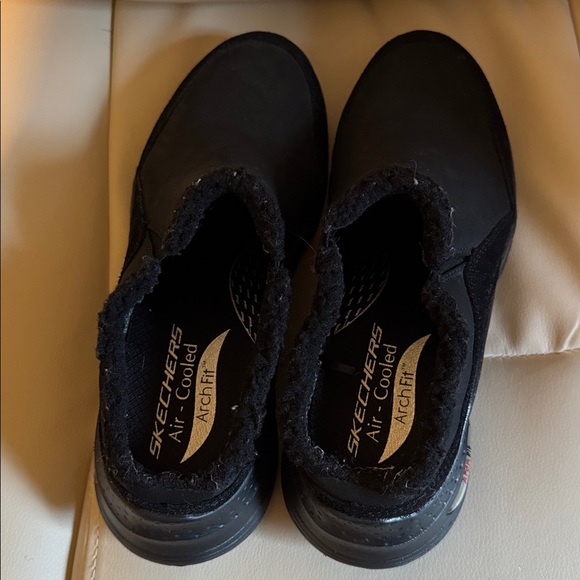 Skechers Black Cozy Slip-Ons - Picture 3 of 10